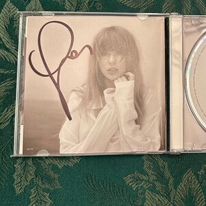 Signed Taylor Swift Tortured Poets Department TTPD CD